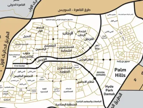 تطورات منطقة اللوتس الجديدة بالتجمع الخامس